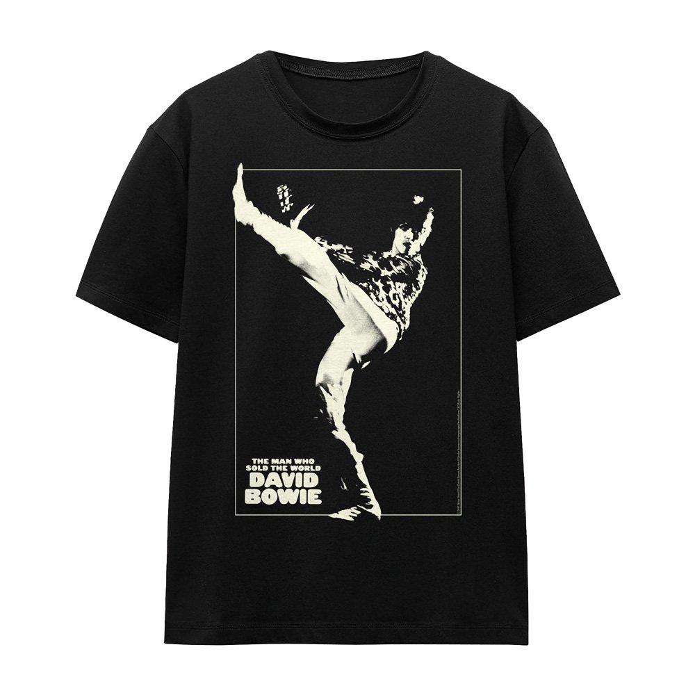 Black - David Bowie - David Bowie The Man Cover Ladies T Shirt Black - 4