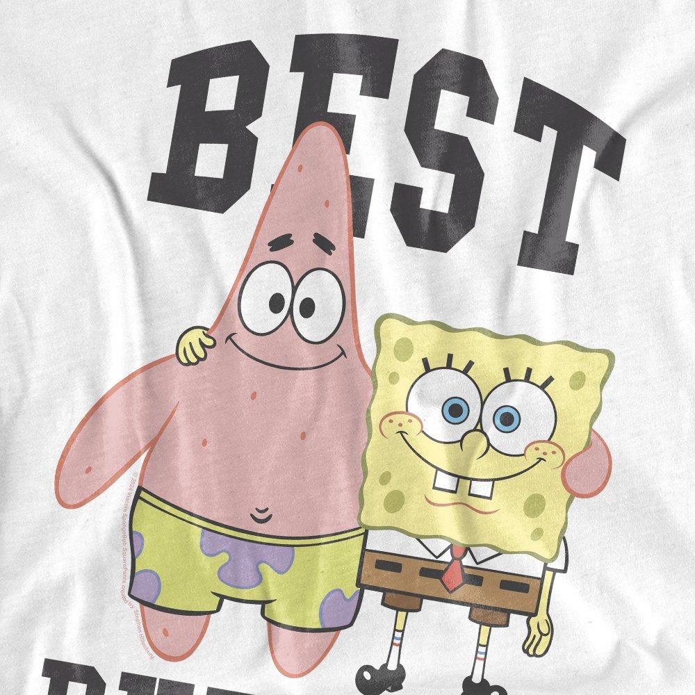 White - Spongebob - Spongebob Squarepants And Patrick Best Buddies T- - 2