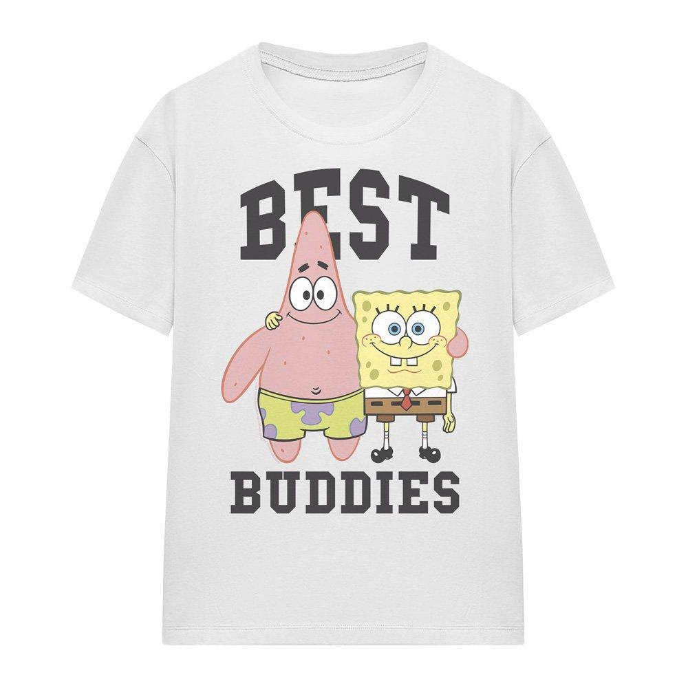 White - Spongebob - Spongebob Squarepants And Patrick Best Buddies T- - 4