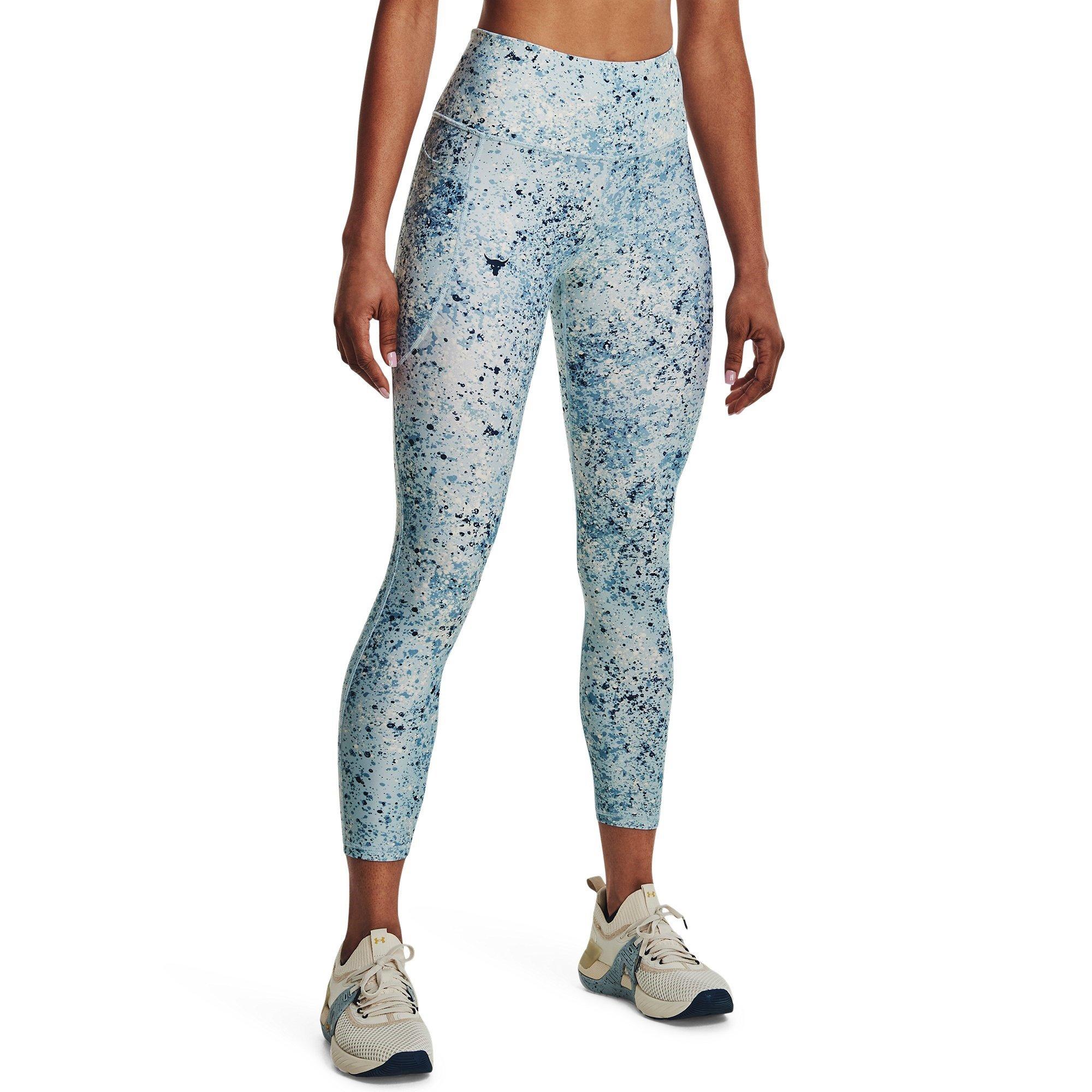Blue - Under Armour - Rock High-Waist Ankle Capri - 3