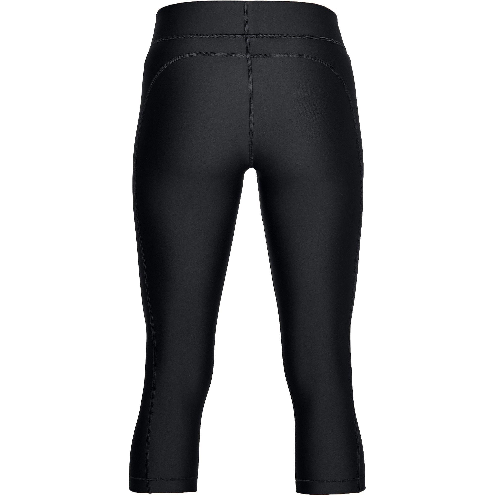 Black - Under Armour - Armour HeatGear Capris - 5
