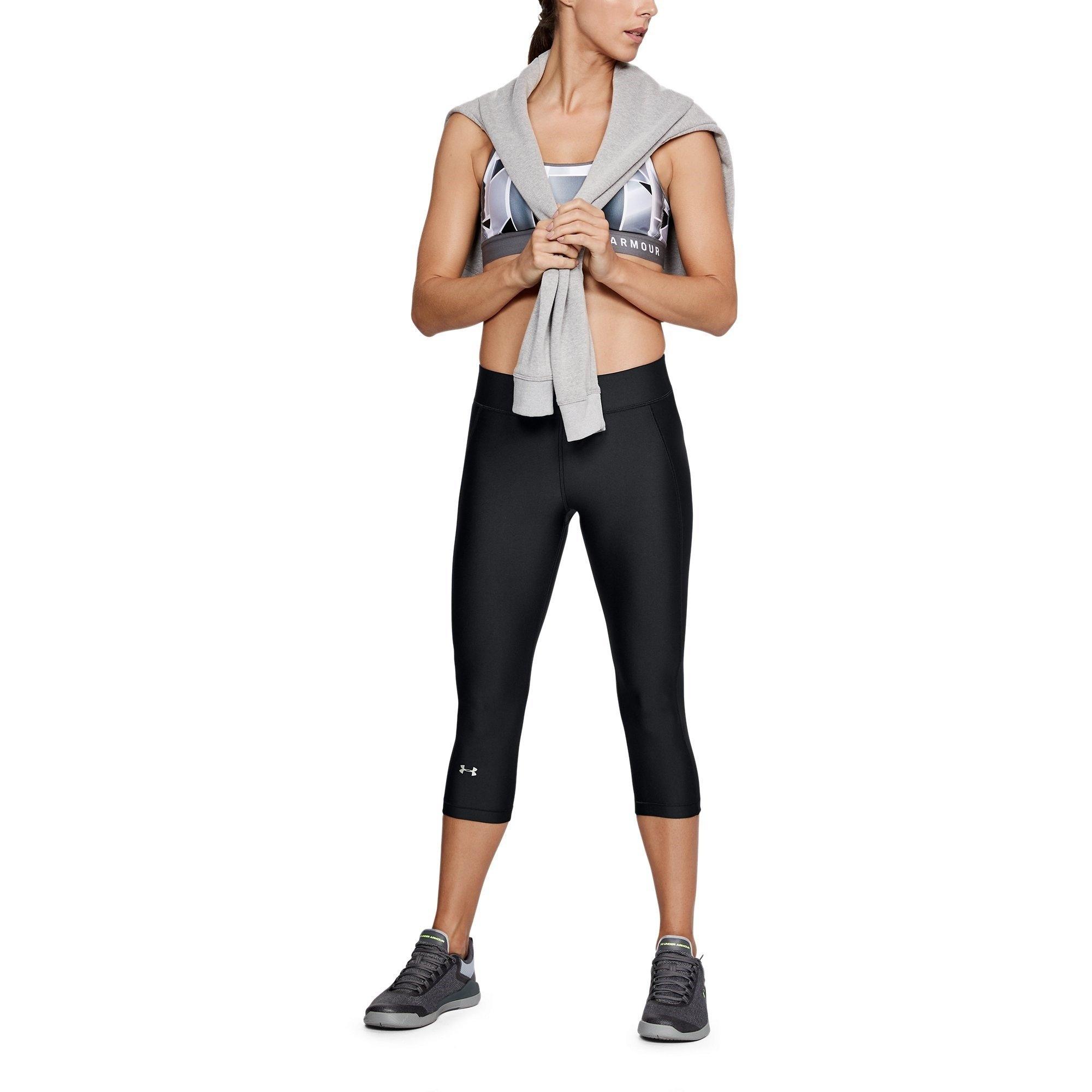 Black - Under Armour - Armour HeatGear Capris - 4