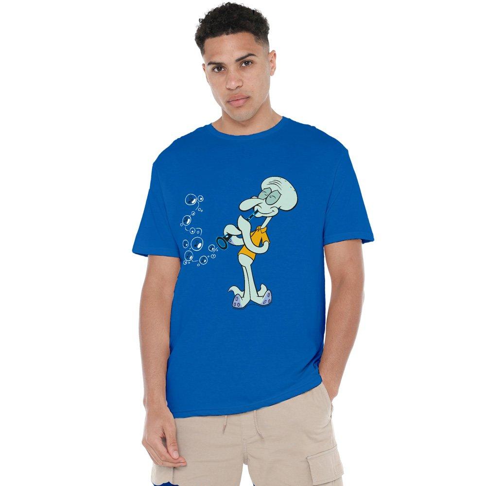 Royal - Spongebob - Spongebob Squidwards Clarinet Unisex T Shirt Roya - 1
