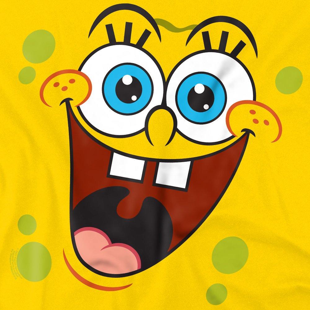 Yellow - Spongebob - Spongebobspongebob Surprise Face Unisex Adult T Sh - 2