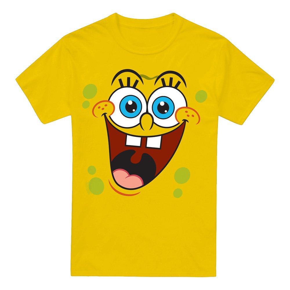 Yellow - Spongebob - Spongebobspongebob Surprise Face Unisex Adult T Sh - 4