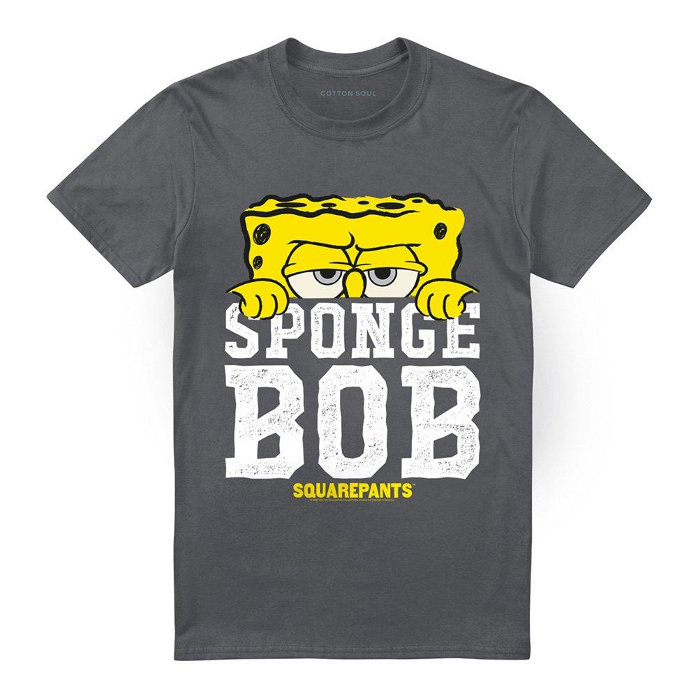 Black - Spongebob - Spongebob Squarepants Large Icon Unisex Adult T Sh - 4