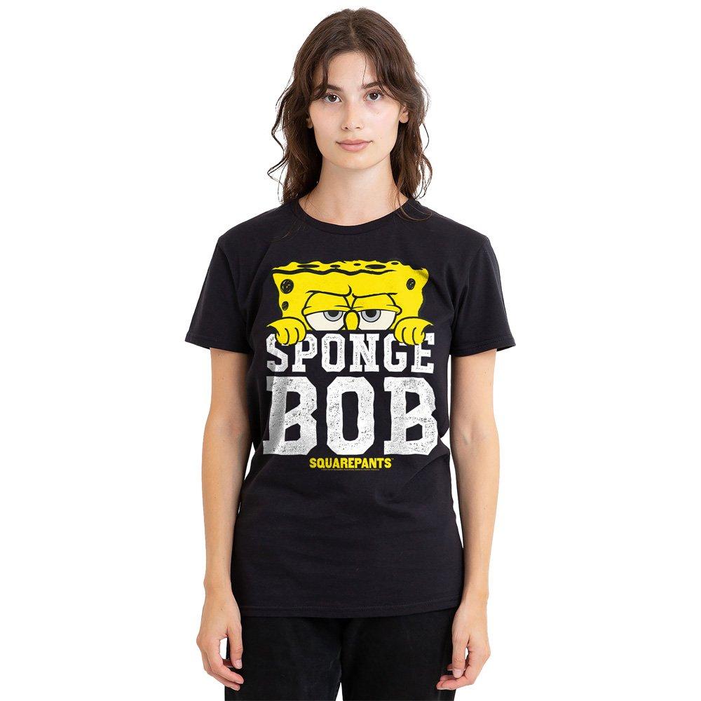 Black - Spongebob - Spongebob Squarepants Large Icon T-Shirt Black - 1