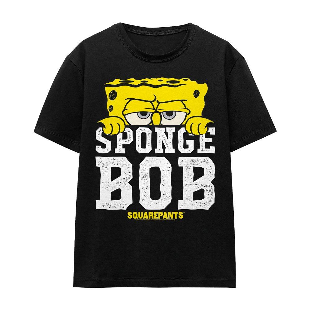 Black - Spongebob - Spongebob Squarepants Large Icon T-Shirt Black - 4