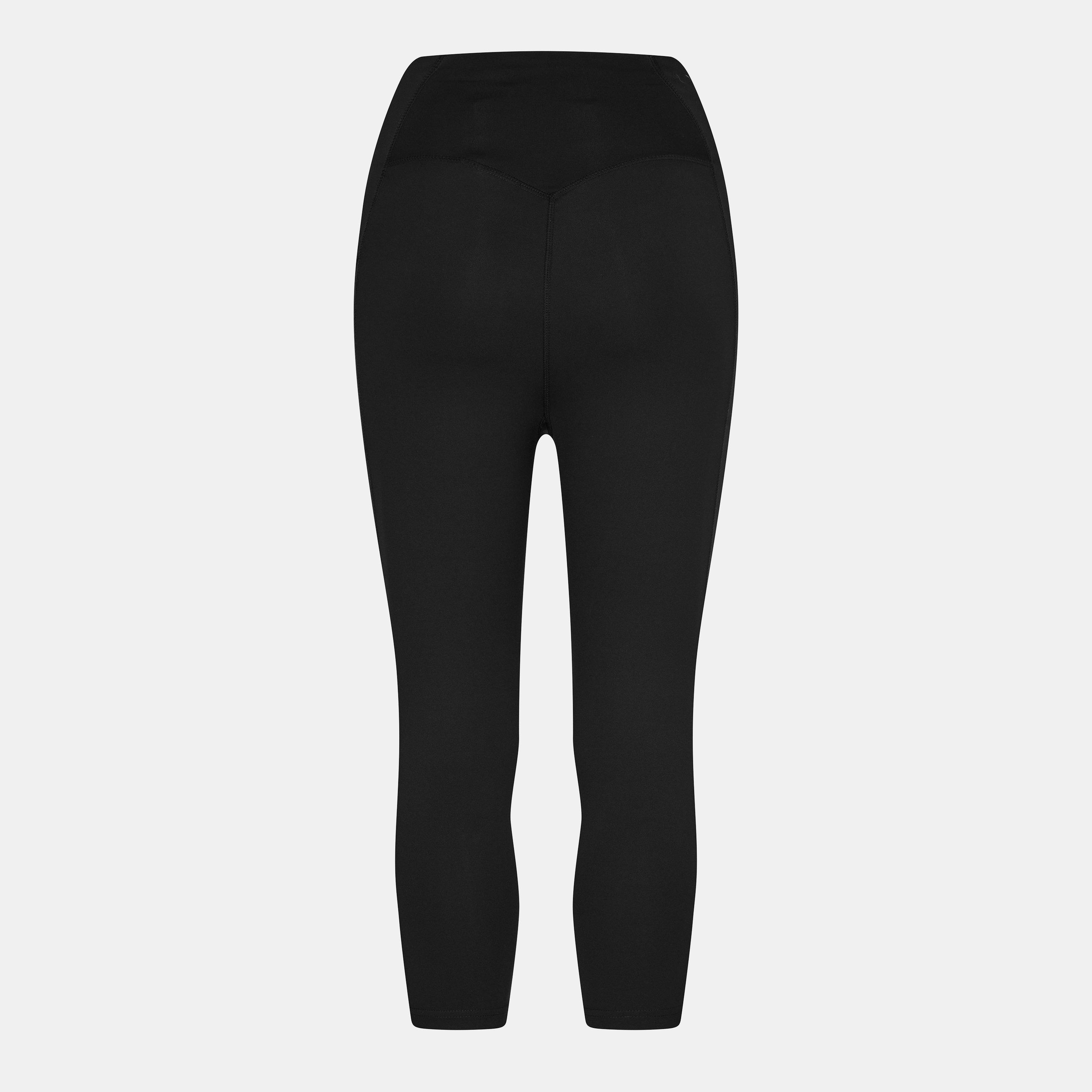 Schwarz - USA Pro - High Rise Capri Cropped Leggings - 2