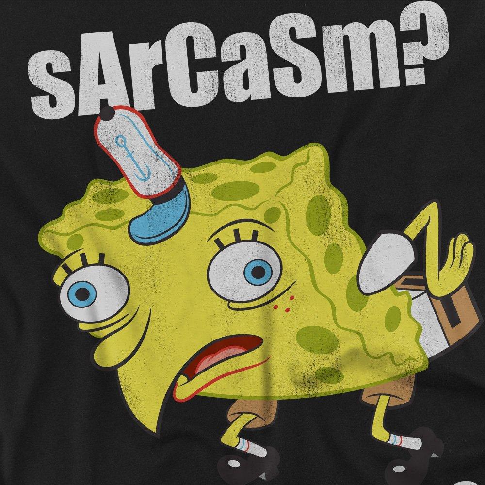 Black - Spongebob - Spongebob SarcaSmall Meme Unisex T Shirt Black - 2