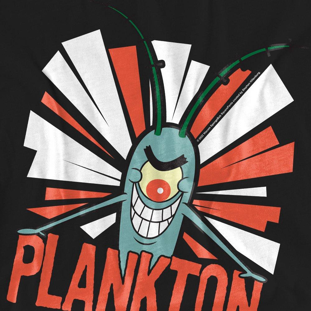 Black - Spongebob - Spongebob Plankton T-Shirt Black - 2