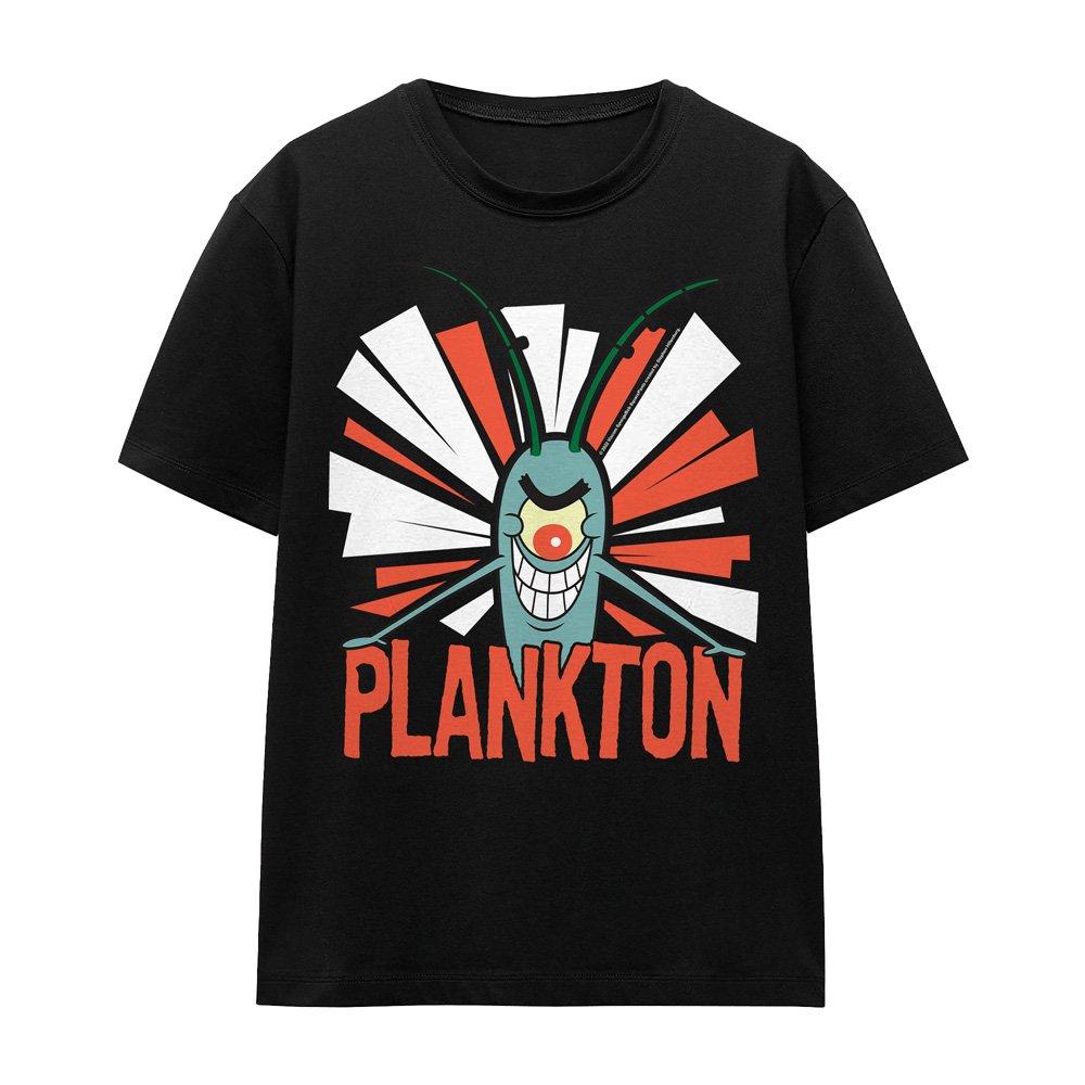 Black - Spongebob - Spongebob Plankton T-Shirt Black - 4