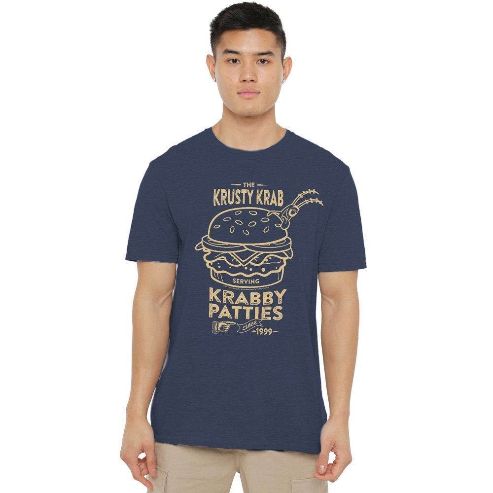 Navy - Spongebob - Spongebob Squarepants The Krusty Krab Shock Mono U - 1