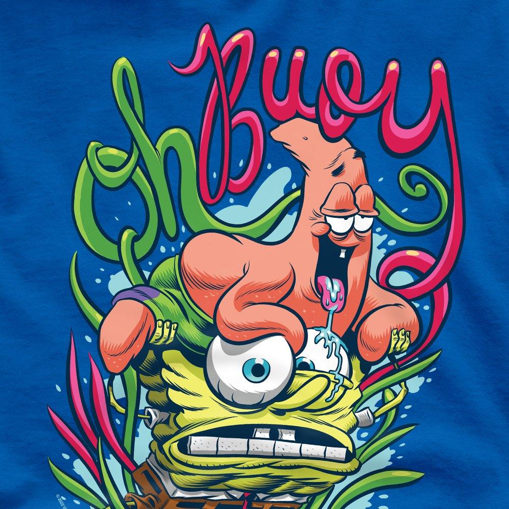 Royal - Spongebob - Spongebob Oh Buoy Unisex T Shirt Royal Blue - 2