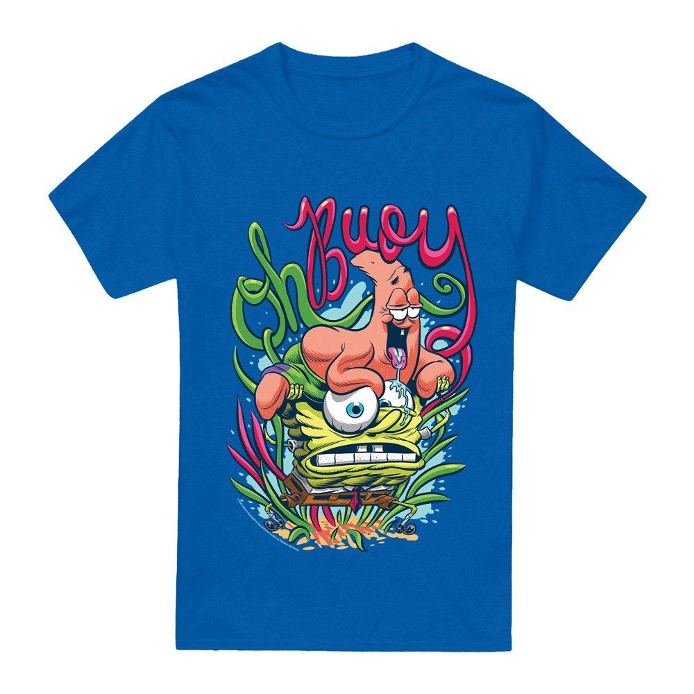 Royal - Spongebob - Spongebob Oh Buoy Unisex T Shirt Royal Blue - 4