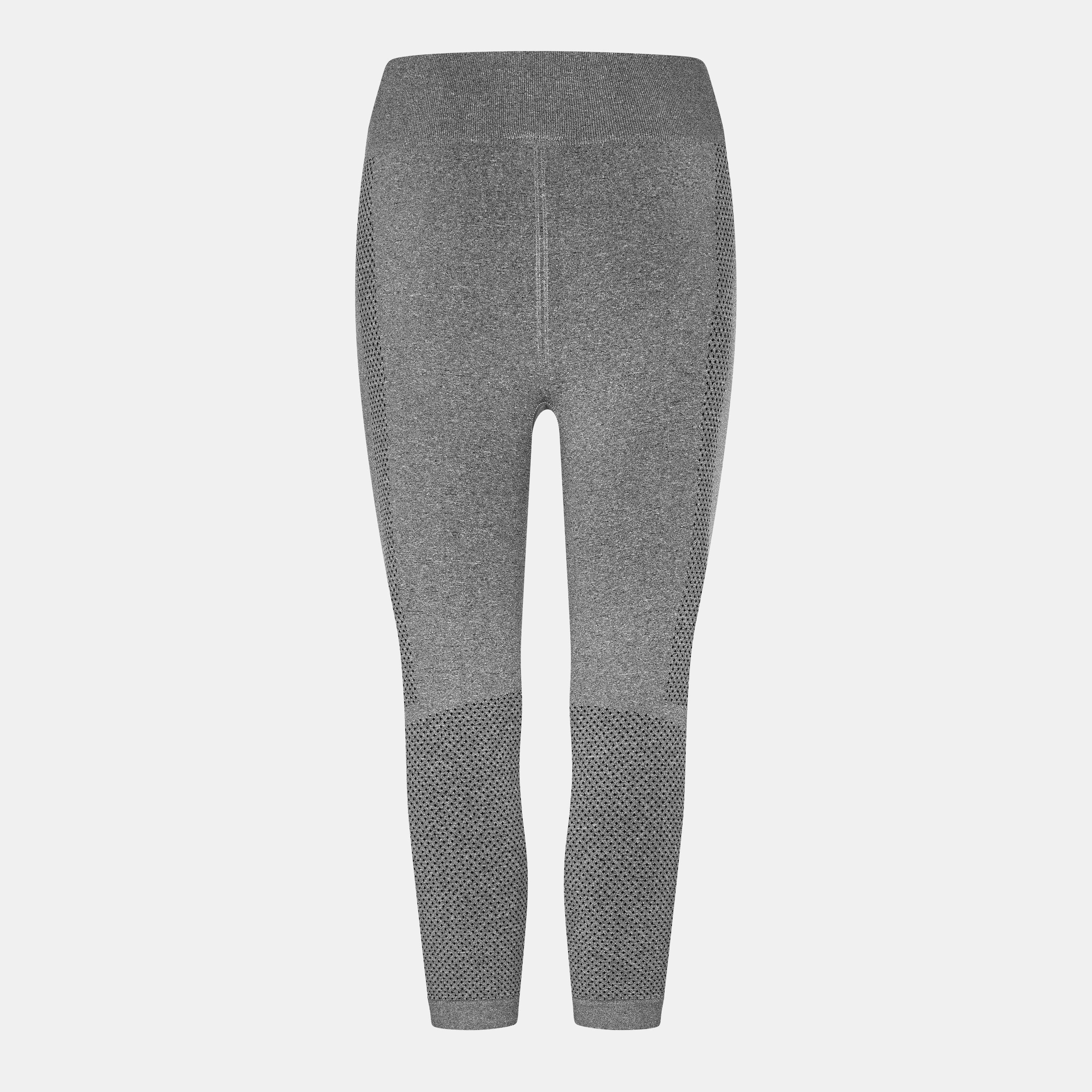 Kulsort meleret - USA Pro - Seamless Capri Cropped Leggings - 2