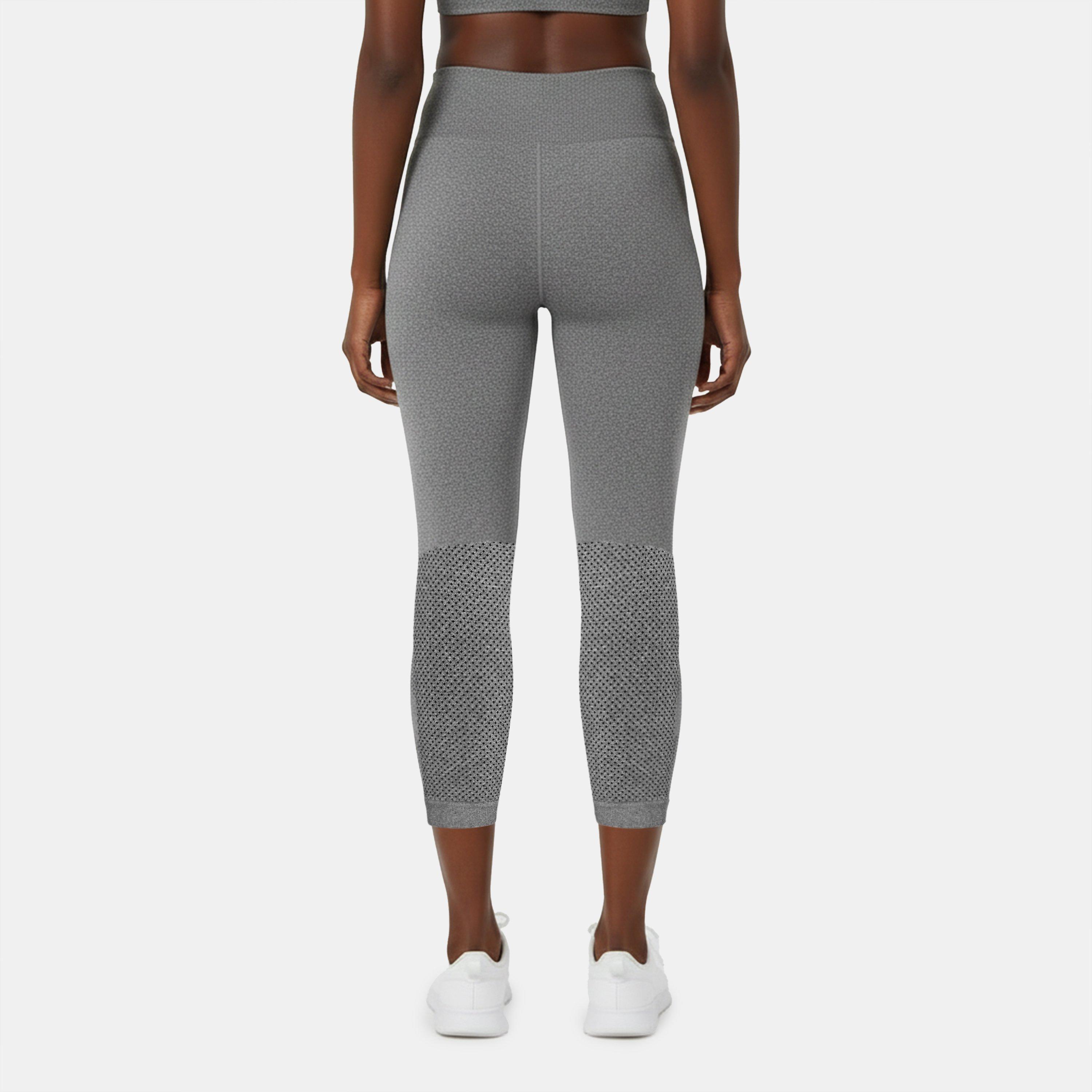 Kulsort meleret - USA Pro - Seamless Capri Cropped Leggings - 4