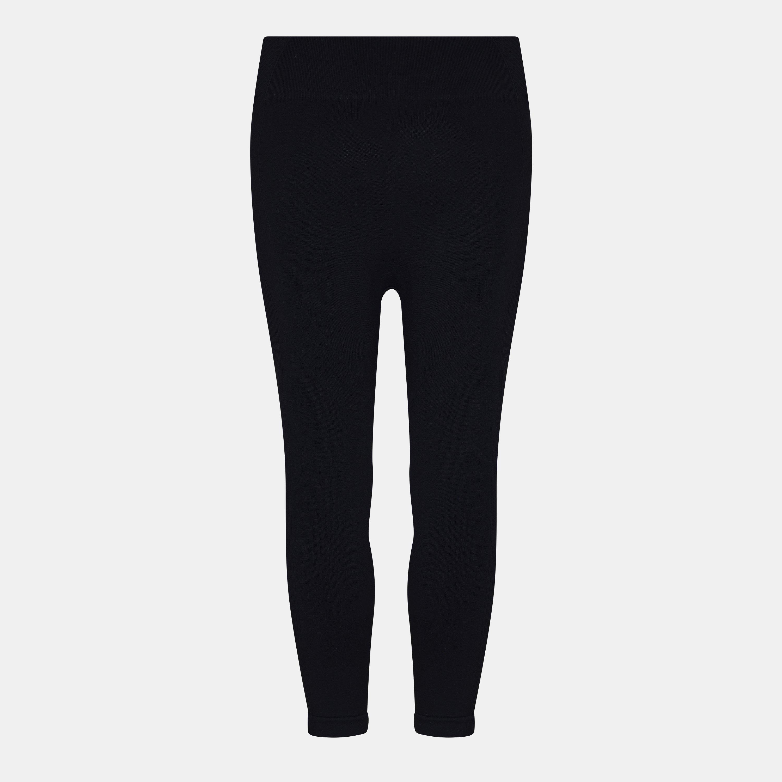 Crna - USA Pro - USA Pro Seamless Capri Cropped Leggings Womens - 2
