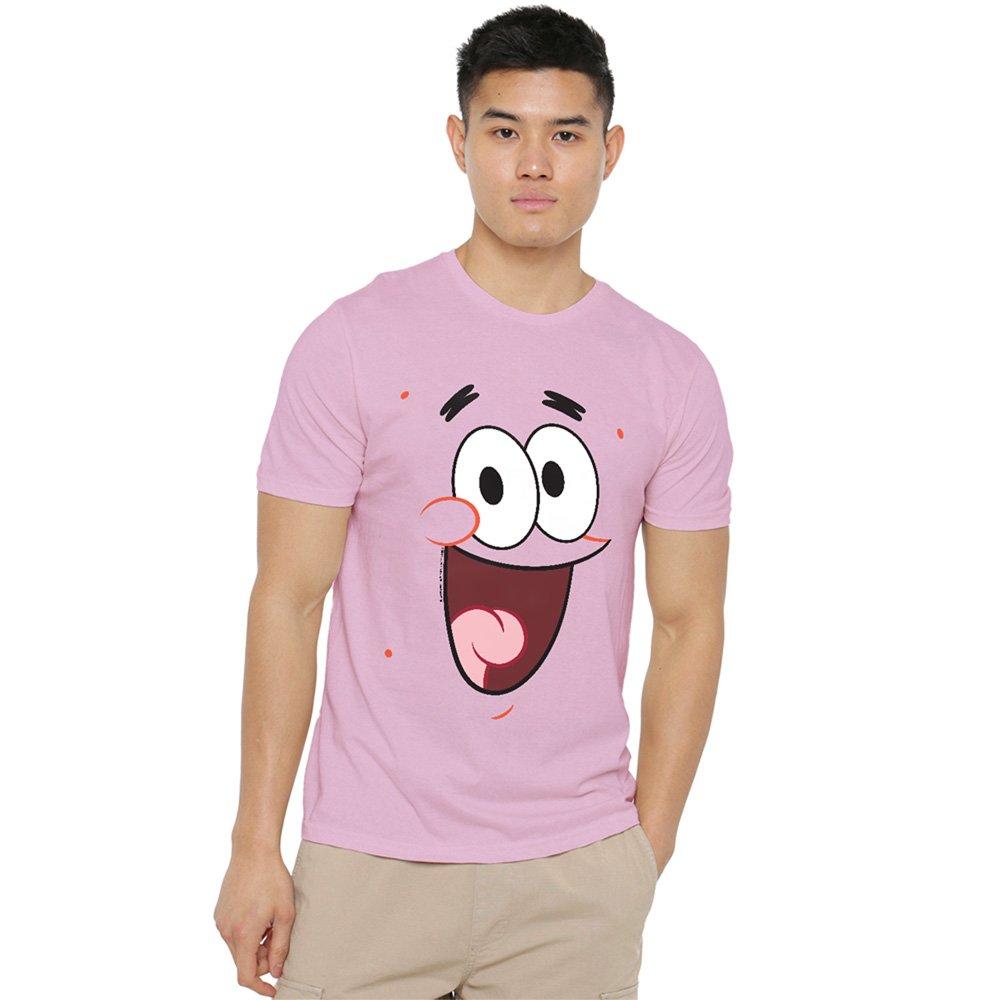 Pink - Spongebob - Spongebob Squarepants Patrick Smile T Shirt Pink - 1