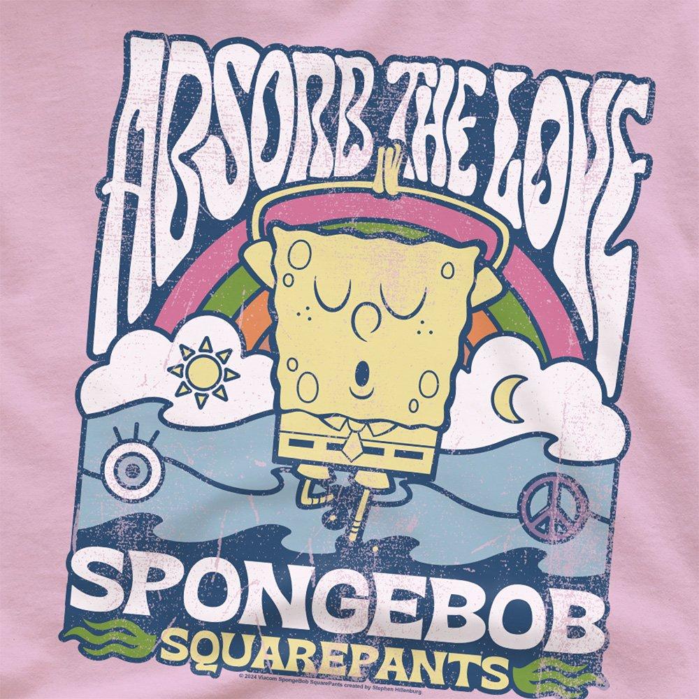 Pink - Spongebob - Spongebob Squarepants Absorb The Love Poster T Shi - 2
