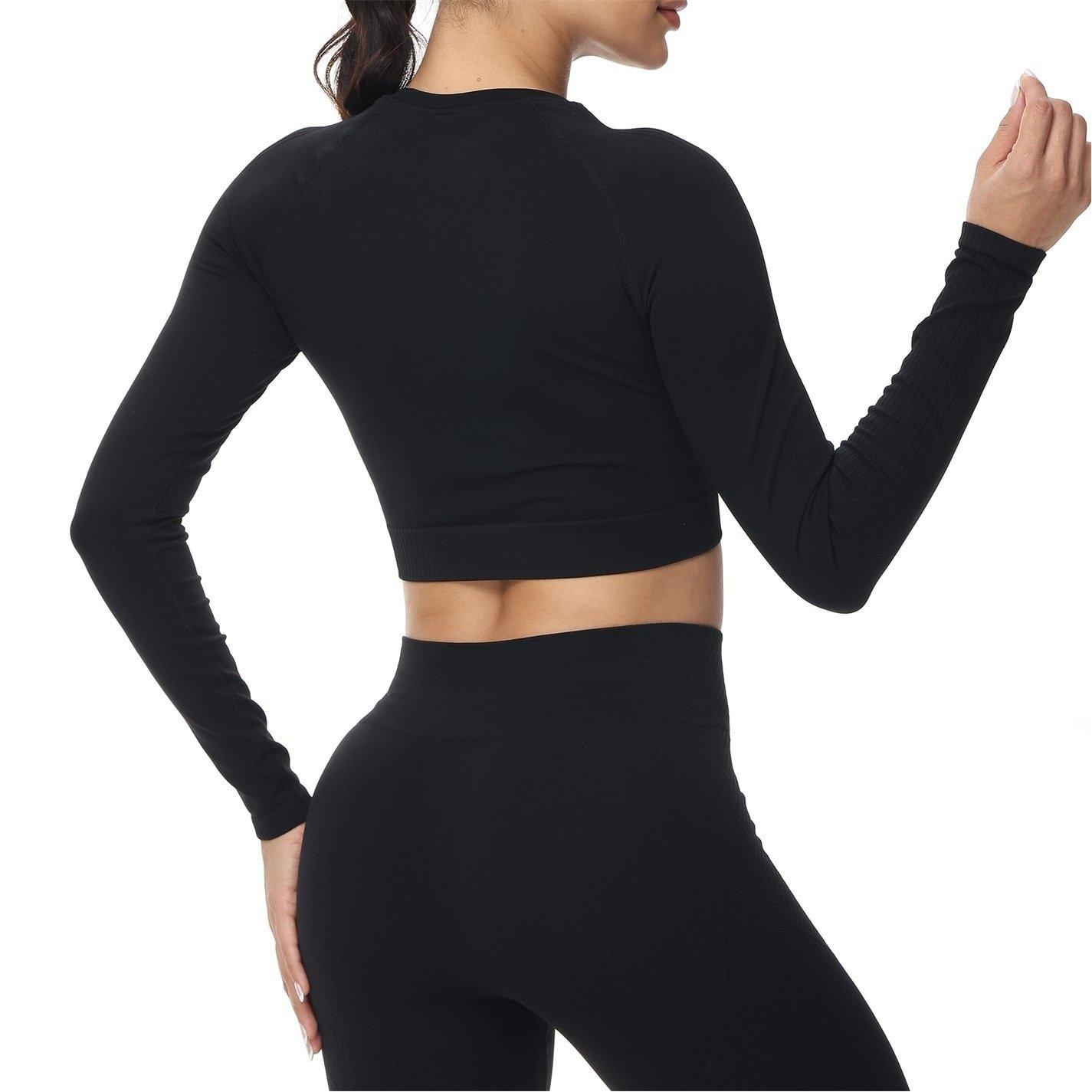 Crna - LA Gear - L/S SL Crop 2 Pack - 5