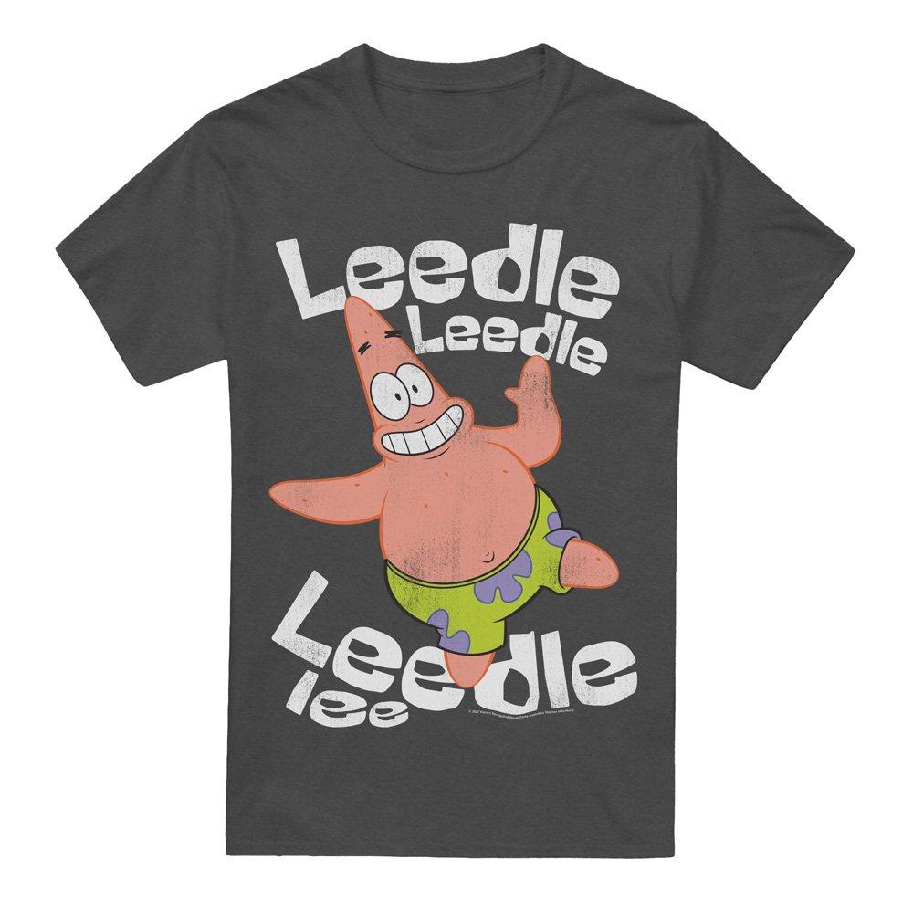 Charcoal - Spongebob - Spongebob Singing Patrick T-Shirt-Charcoal - 4