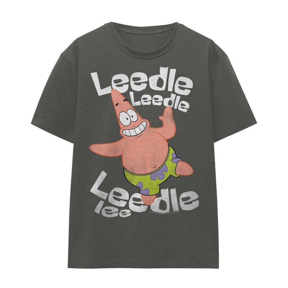Charcoal - Spongebob - Spongebob Singing Patrick Ladies T Shirt Charcoal - 4