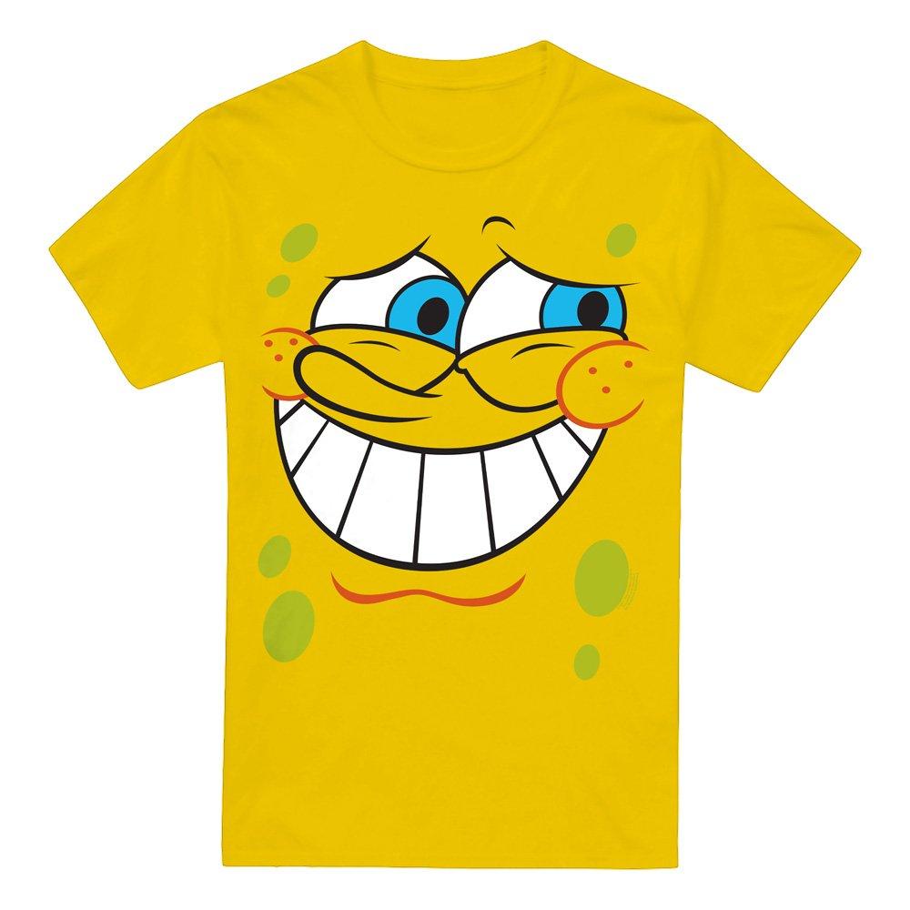 Yellow - Spongebob - Spongebob Guilty Face Unisex Adult T Shirt Yellow - 4