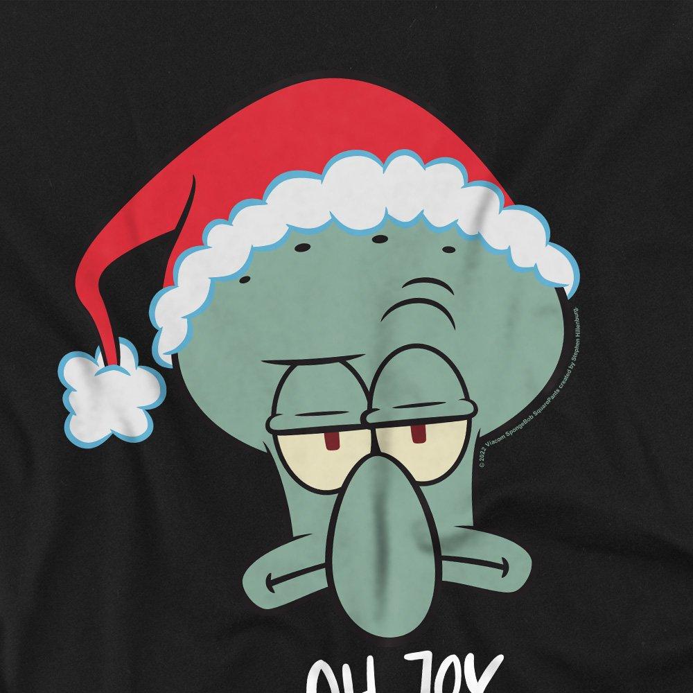 Black - Spongebob - Spongebob Squarepants Squidward Christmas Joy Mens - 2