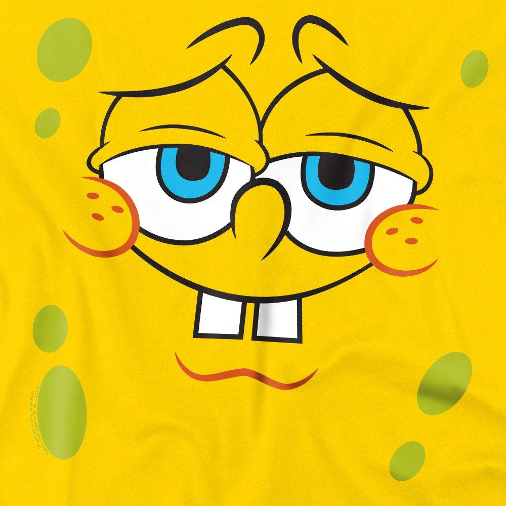 Yellow - Spongebob - Spongebob Confident Face Unisex Adult T Shirt Yel - 2