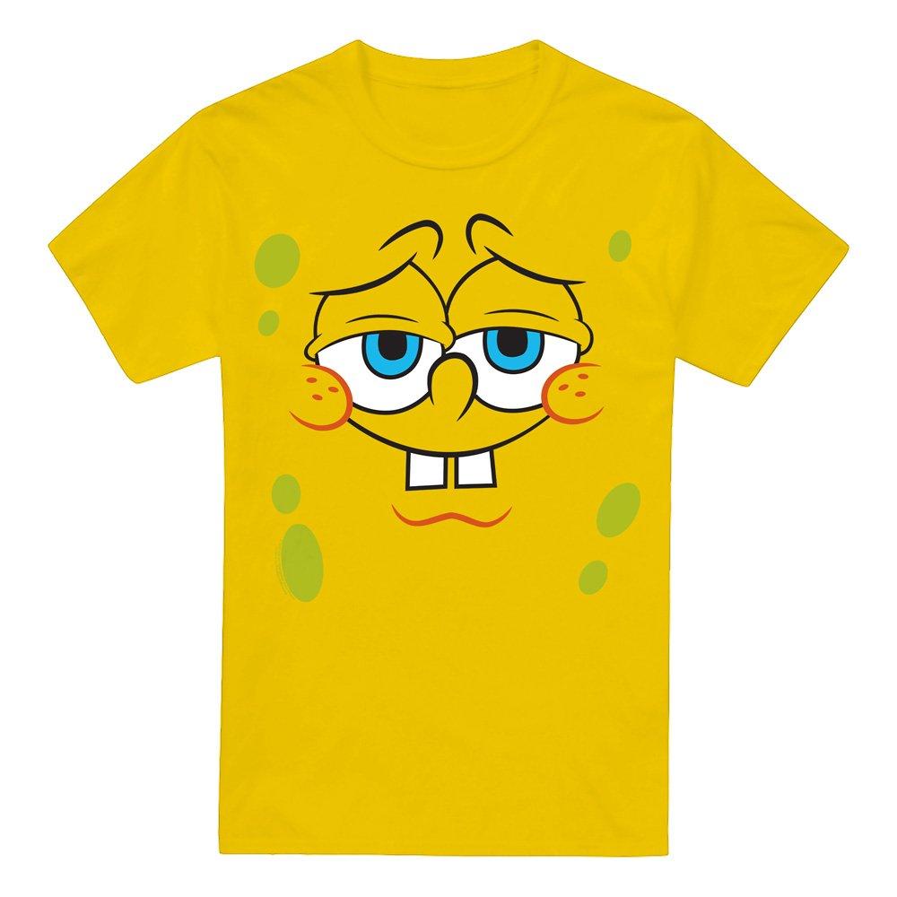 Yellow - Spongebob - Spongebob Confident Face Unisex Adult T Shirt Yel - 4
