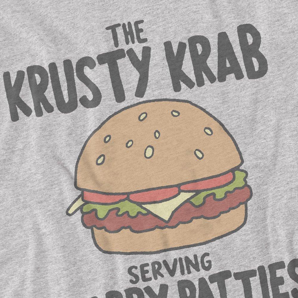 Light Grey - Spongebob - Spongebob Krabby Patties Unisex Adult T Shirt Ath - 2