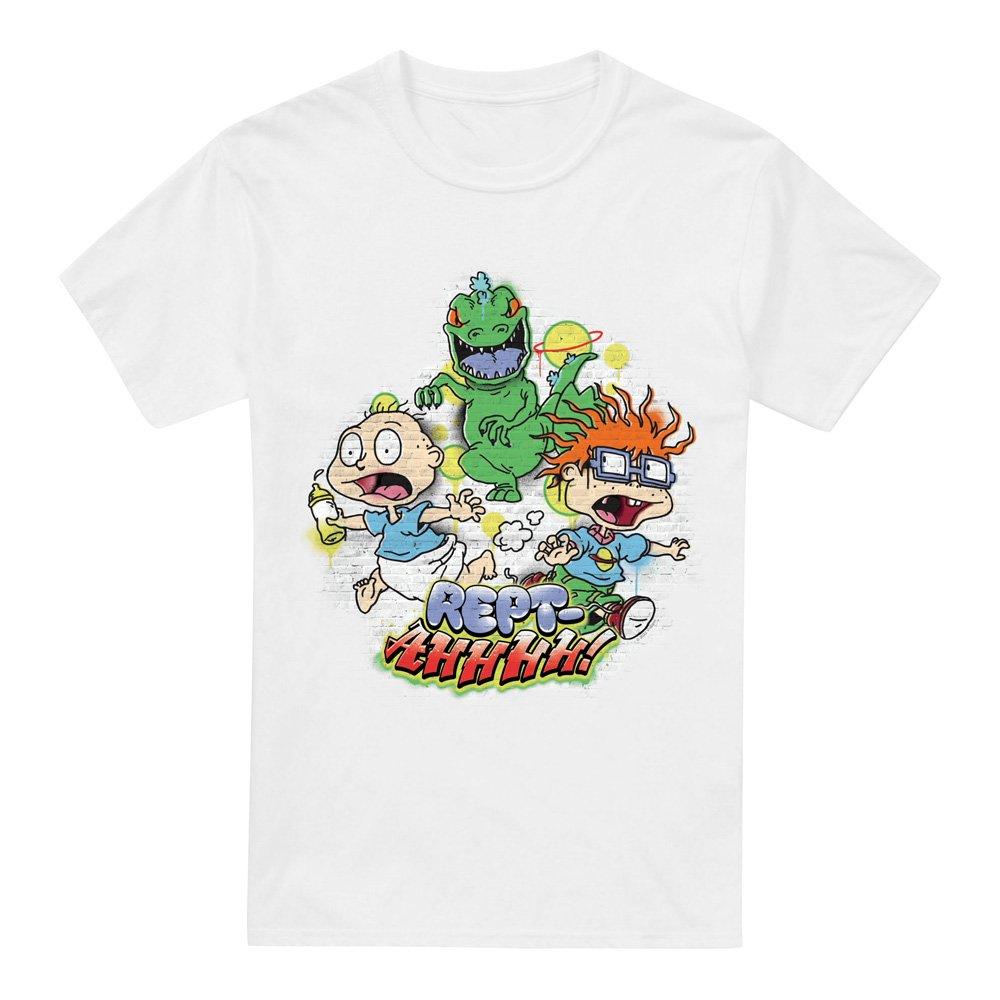 White - Nickelodeon - Rugrats Tommy And Chucky Rept-Ahhhhh! Unisex T Shi - 4