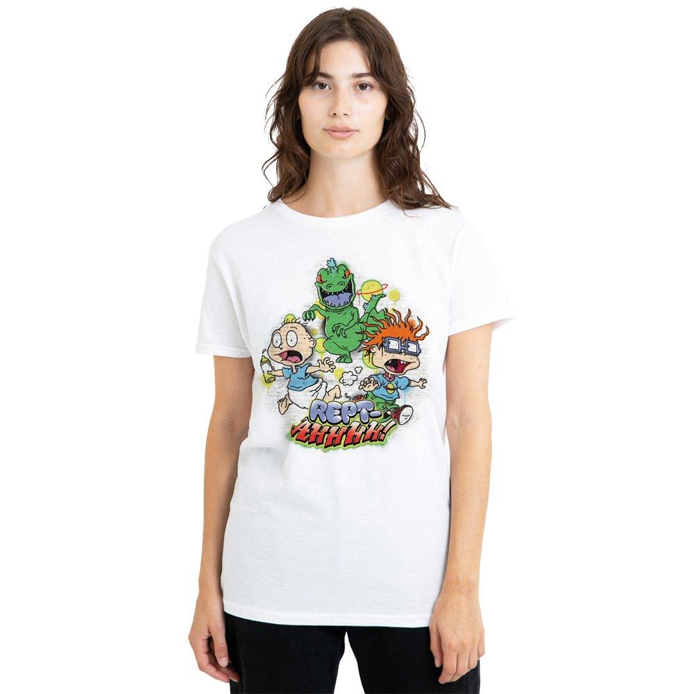 White - Nickelodeon - Rugrats Tommy And Chucky Rept-Ahhhhh! T-Shirt Whi - 1