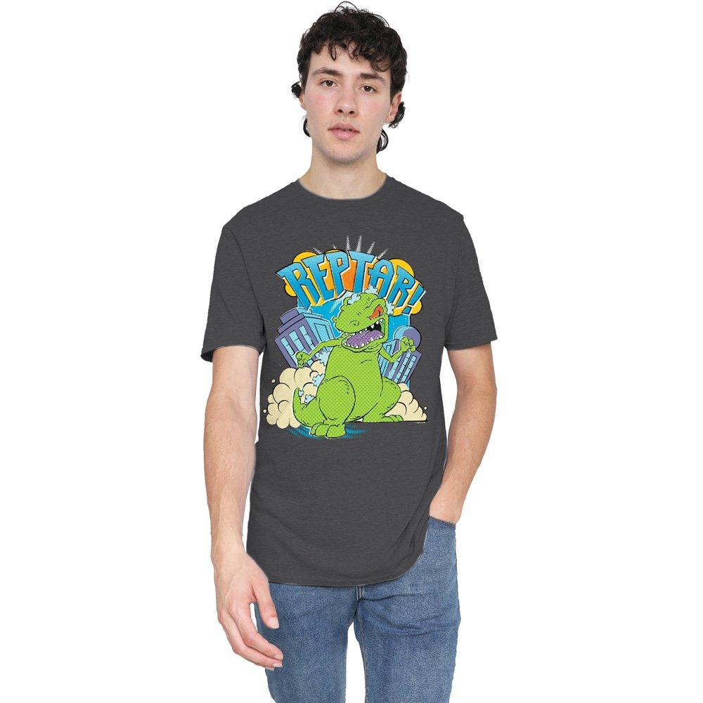 Charcoal - Nickelodeon - Rugrats Reptar StompT Shirt Charcoal - 1