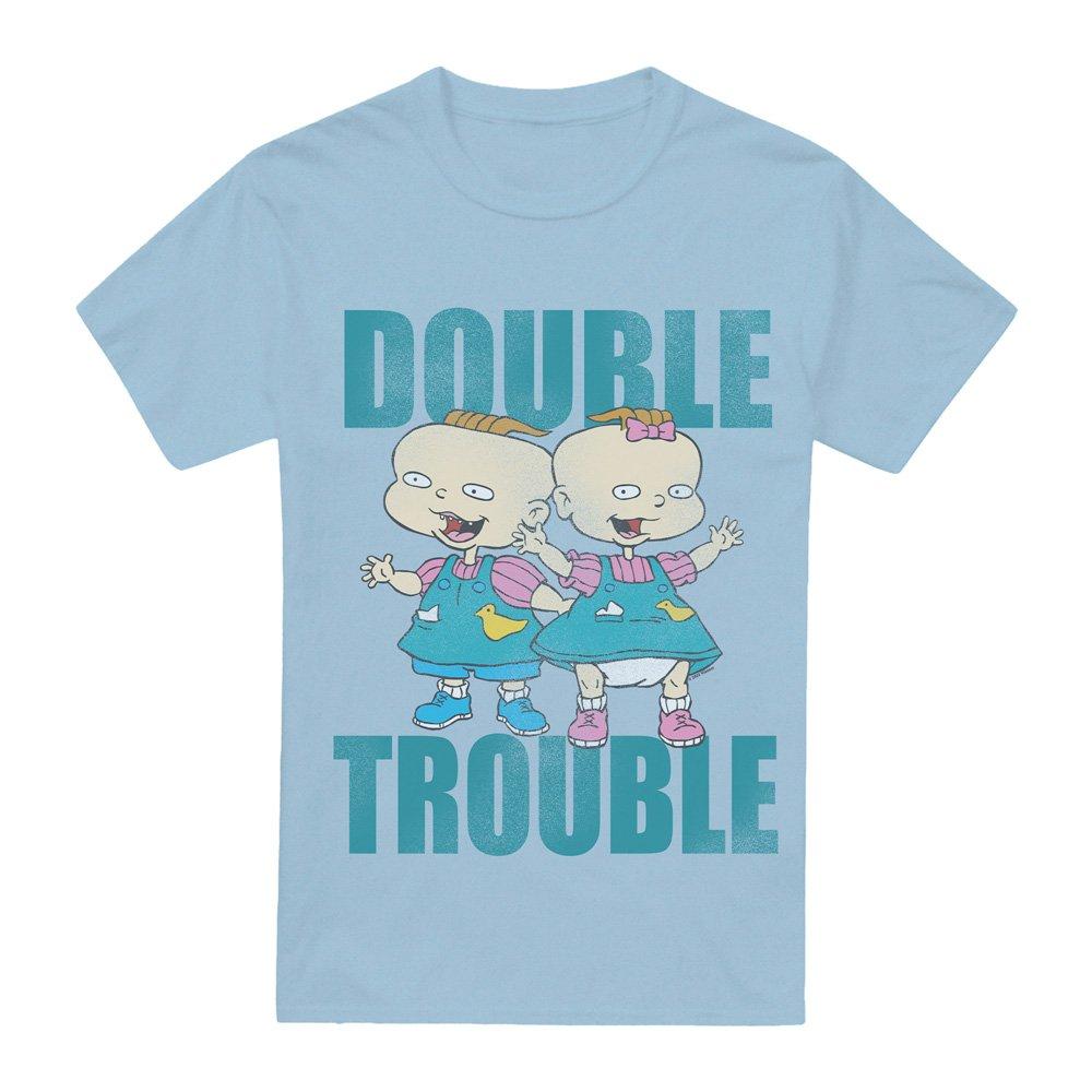 Light Blue - Nickelodeon - Rugrats Double Trouble Unisex T Shirt Light Blue - 4
