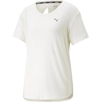 Puma White Cotton Textured Shirt