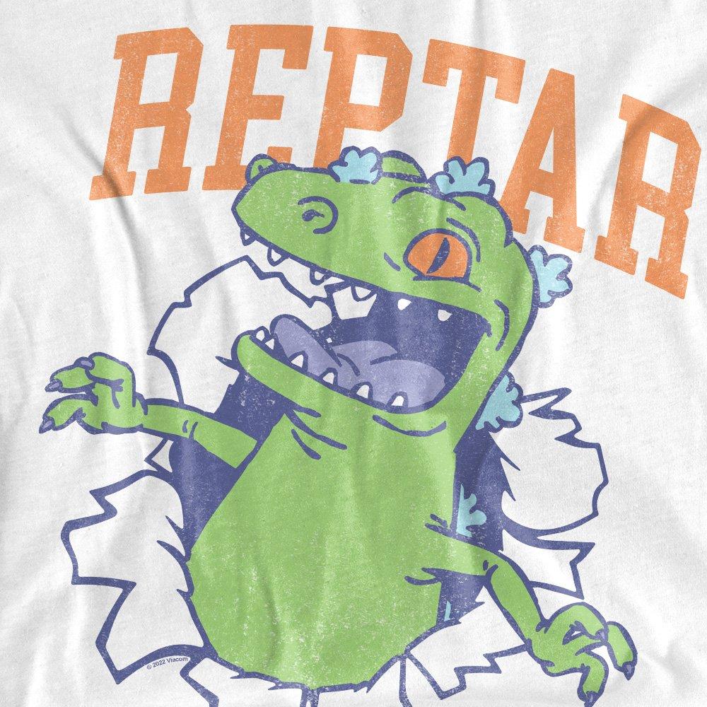White - Nickelodeon - Rugrats Reptar Shirt Rip Unisex T Shirt White - 2