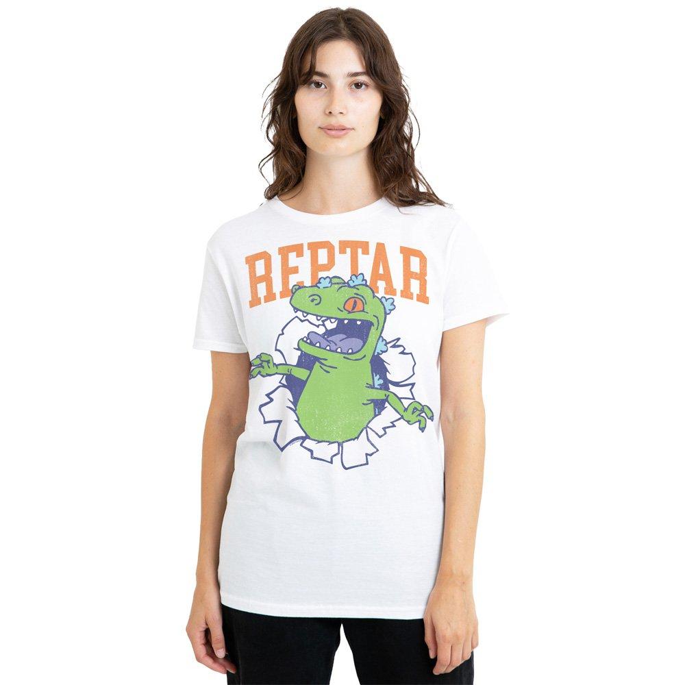 White - Nickelodeon - Rugrats Reptar Shirt Rip T-Shirt White - 1