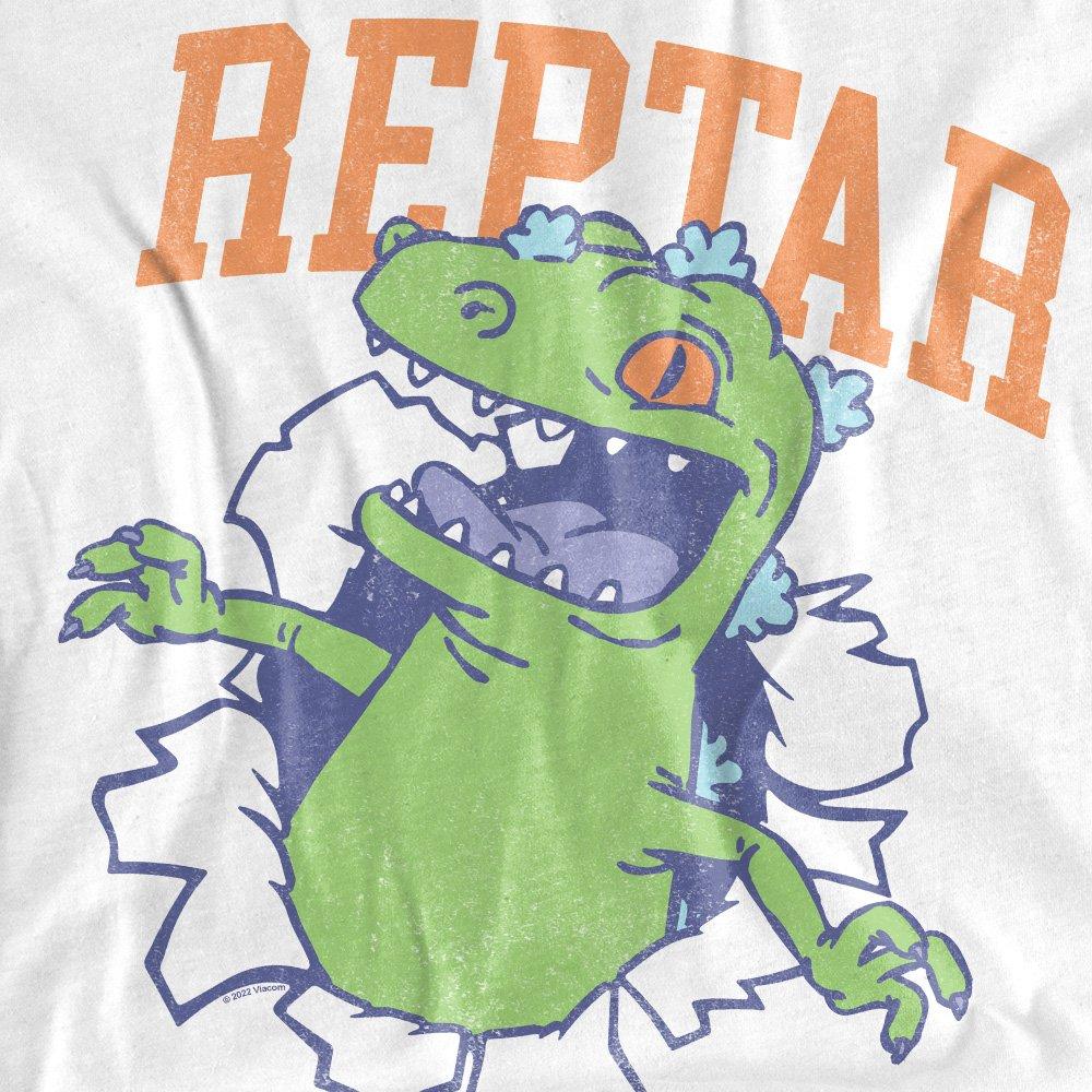 White - Nickelodeon - Rugrats Reptar Shirt Rip T-Shirt White - 2