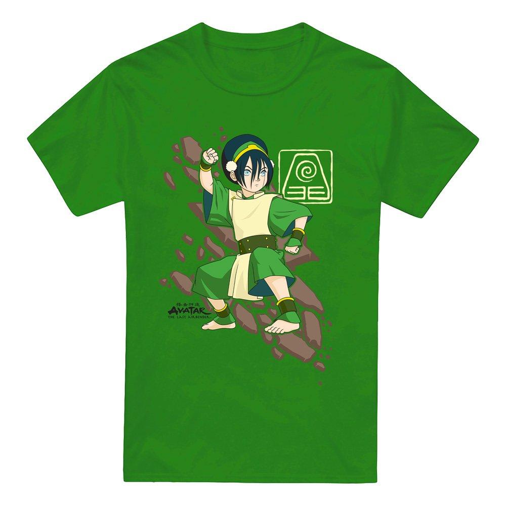Dark Green - Nickelodeon - Avatar The Last Airbender Toph Rock Slide T-Shirt - 4