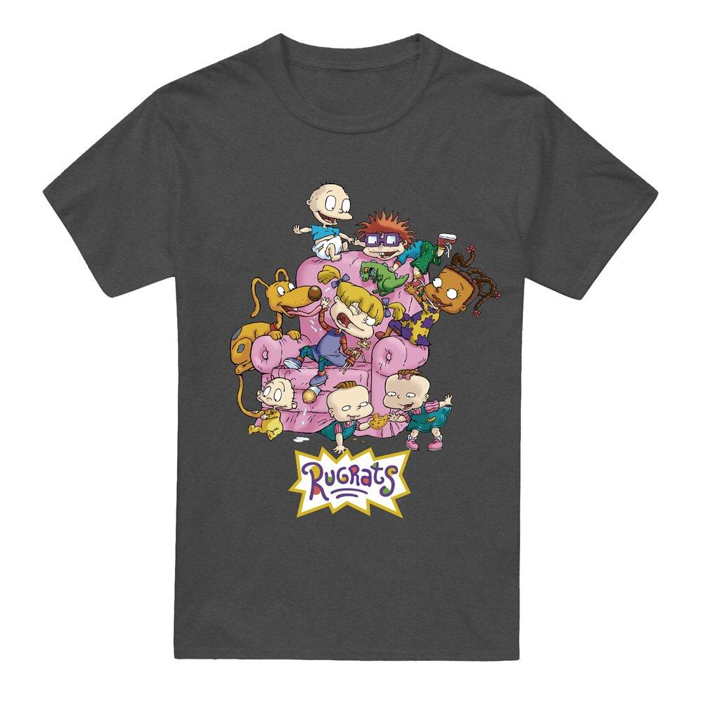 Charcoal - Nickelodeon - Rugrats Rugrats Chair T-Shirt-Charcoal - 4