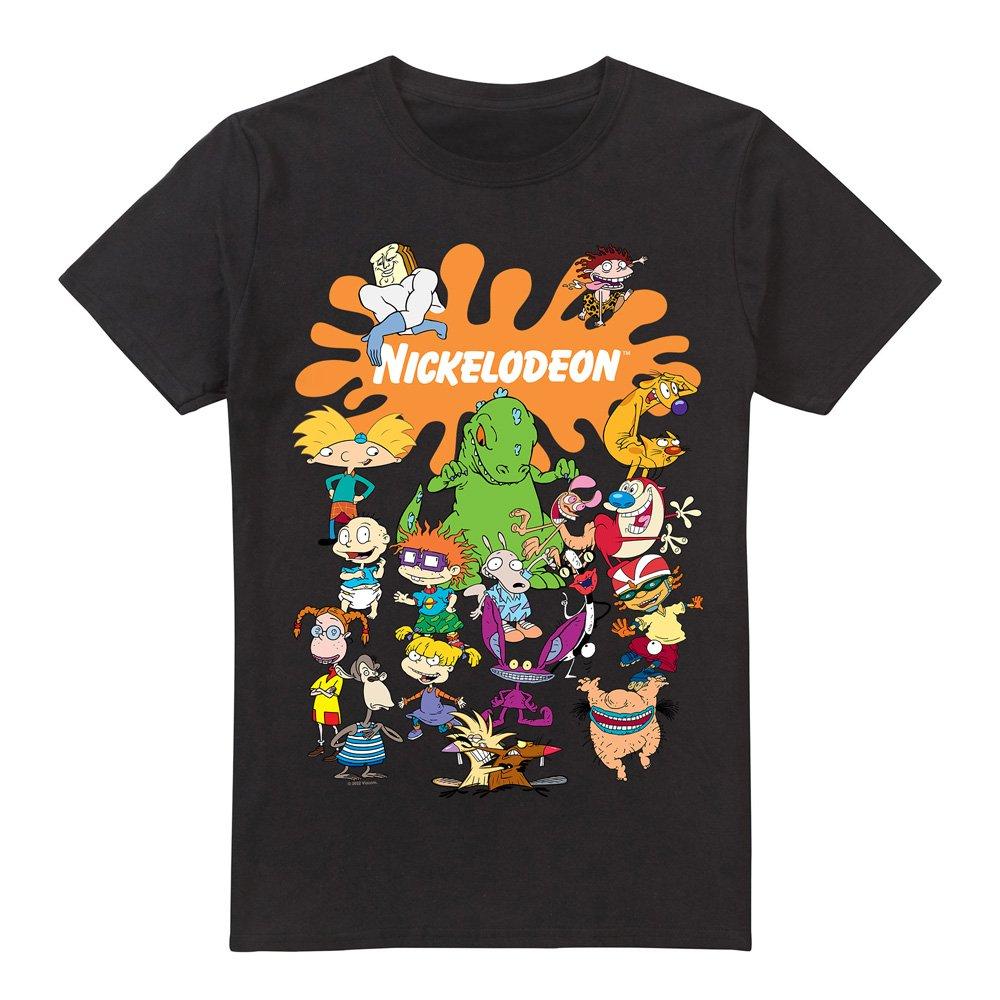 Black - Nickelodeon - Nickelodeon Brand Nick Splat Group T-Shirt Black - 4