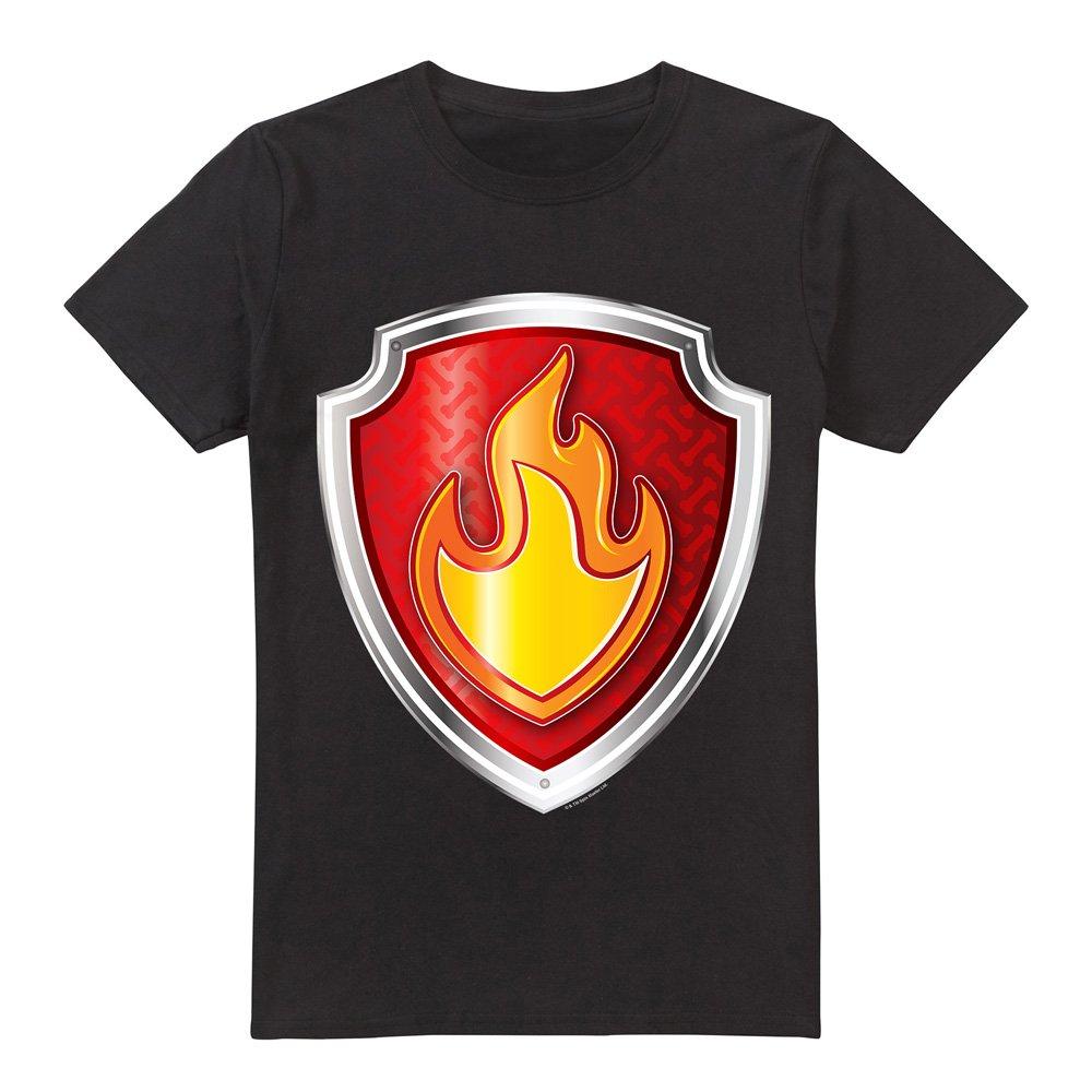 Black - Paw Patrol - Paw Patrol Marshall Badge Unisex T Shirt Black - 4