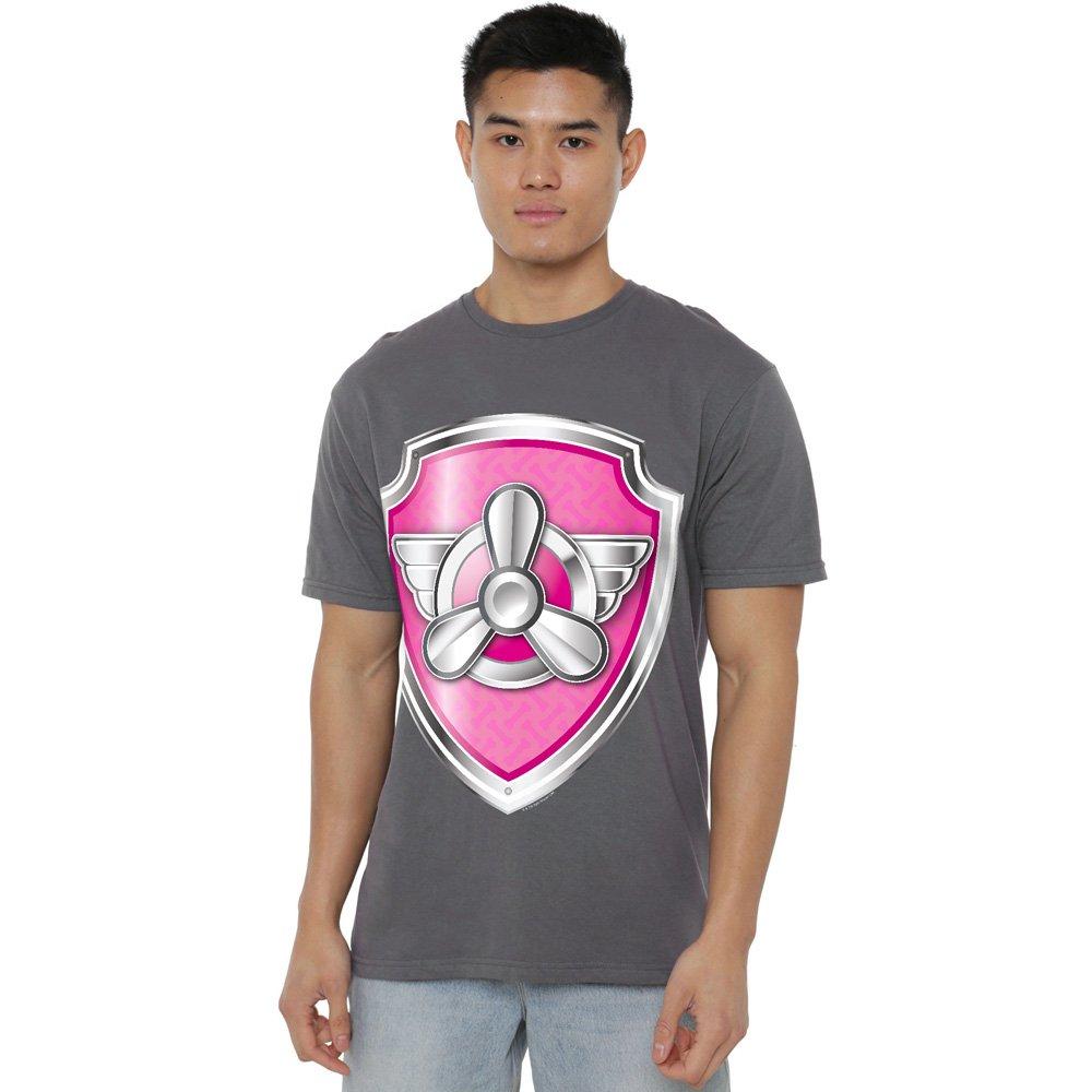Charcoal - Paw Patrol - Paw Patrol Skye Badge Unisex T Shirt Charcoal - 1