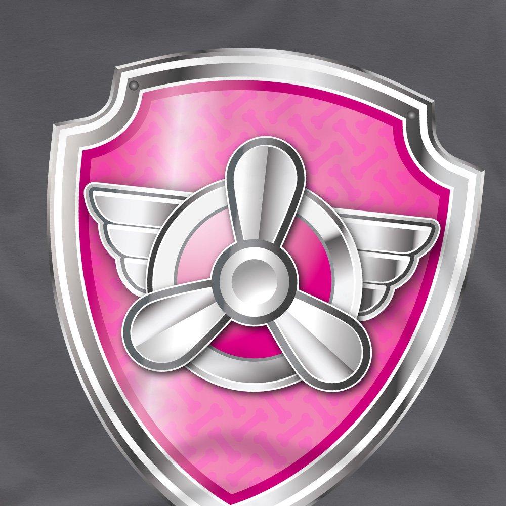 Charcoal - Paw Patrol - Paw Patrol Skye Badge Unisex T Shirt Charcoal - 2