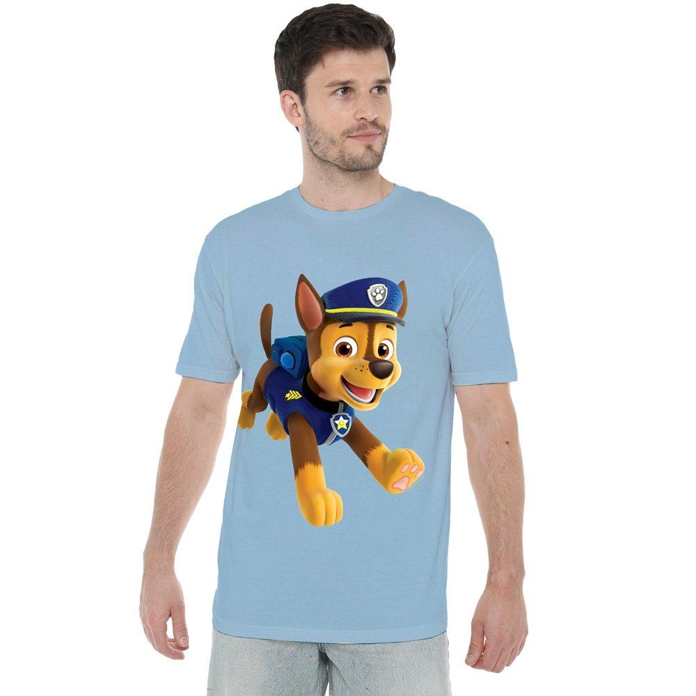 Light Blue - Paw Patrol - Paw Patrol Chase Unisex T Shirt Light Blue - 1
