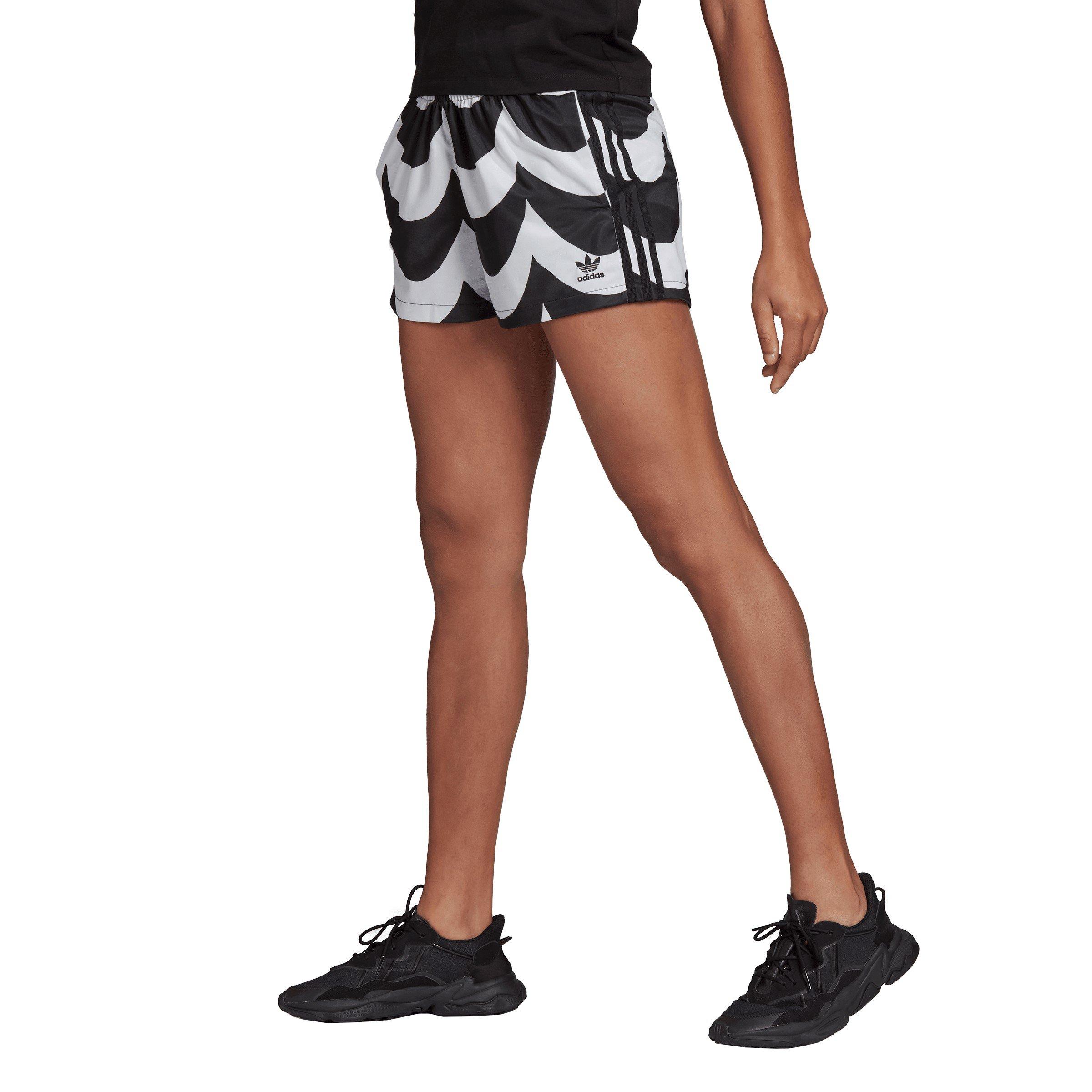 Negro/Blanco - adidas Originals - Women's Performance Gym Shorts - 2