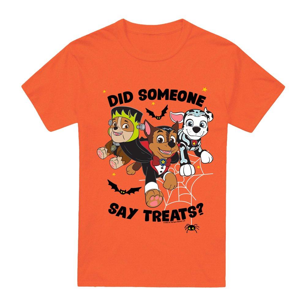 Orange - Paw Patrol - Paw Patrol Pup Treats Unisex T Shirt Orange - 4