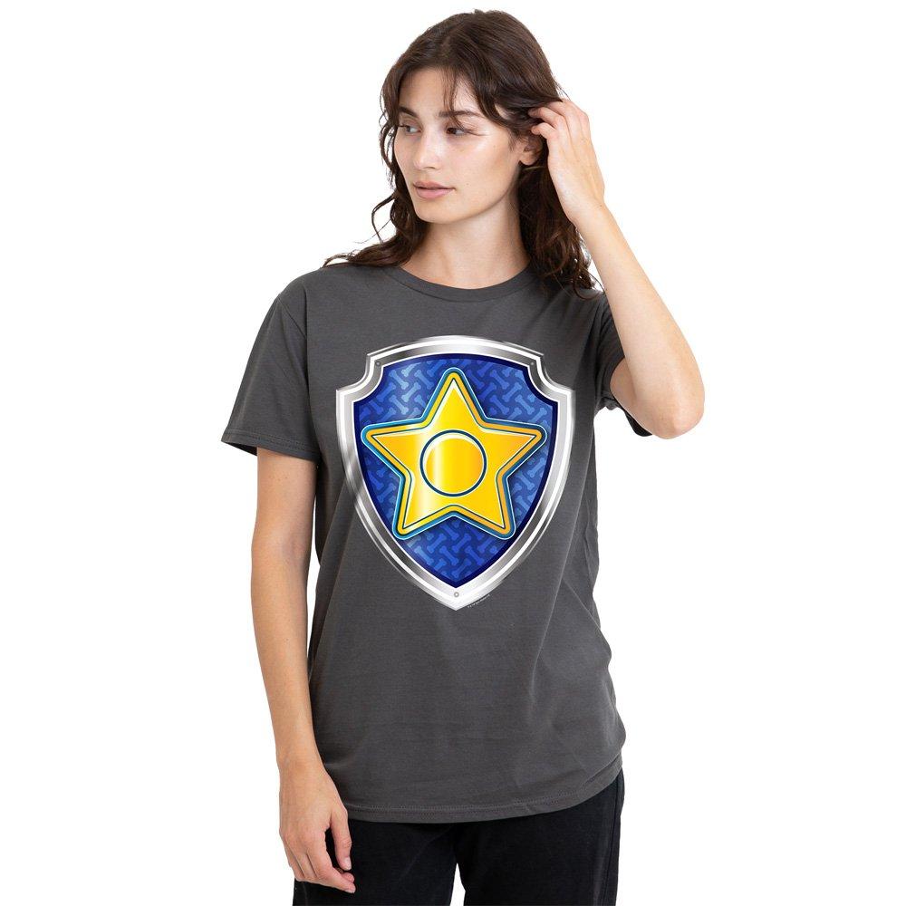 Paw Patrol Paw Patrol Chase Badge T-Shirt Charcoal